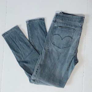 Levi's 711 Skinny Jeans Size 30 Grey/Blue